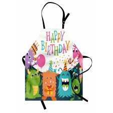 Monster Birthday Apron