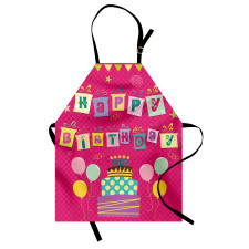 Present Boxes Pink Apron