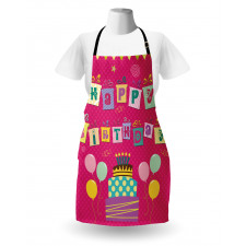 Present Boxes Pink Apron