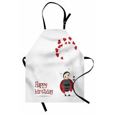 Birthday Ladybug Apron