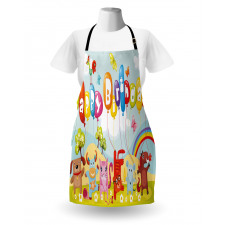 Farm Barn Animals Apron