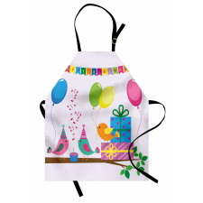 Song Birds Cones Apron