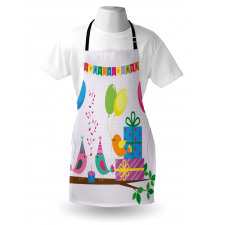 Song Birds Cones Apron