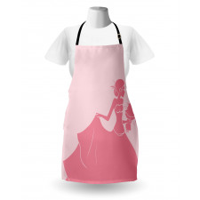 Pink Wedding Dress Apron