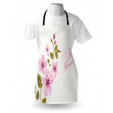 Spring Bridal Flowers Apron