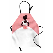 Wedding Dress Flowers Apron