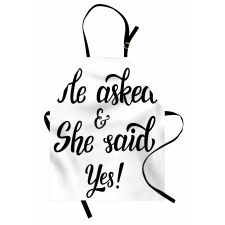 Wedding Engagement Apron