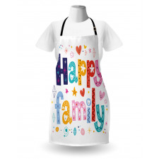 Happy Family Floral Apron