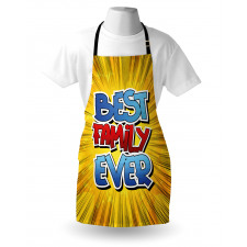 Best Family Ever Words Apron