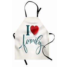 Love and Family Heart Apron