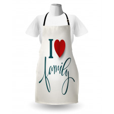 Love and Family Heart Apron