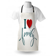 Love and Family Heart Apron
