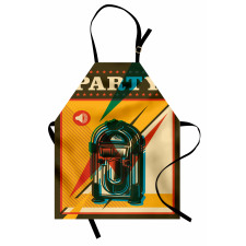 Retro Old Music Jukebox Apron