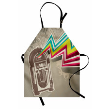 Radio Party with Zig Zag Apron