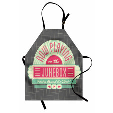 Retro 50s Music Box Apron