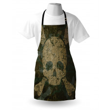 Rusty Aged Camo Design Apron