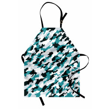 Aquatic Camouflage Tile Apron