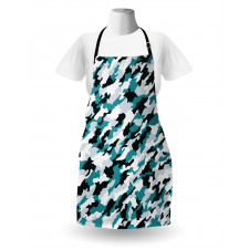 Aquatic Camouflage Tile Apron