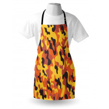 Lively Colorful Camo Art Apron