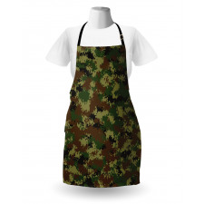 Grunge Graphic Camouflage Apron