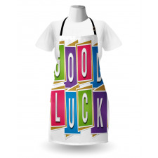 Blocks Letter Wish Apron