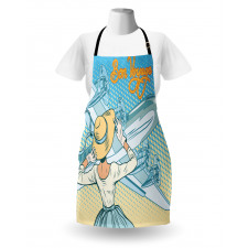 Aircraft Pop Art Apron