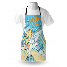 Aircraft Pop Art Apron