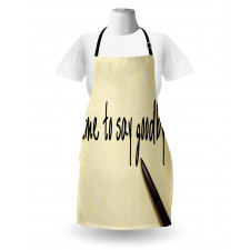 Time to Goodbye Apron