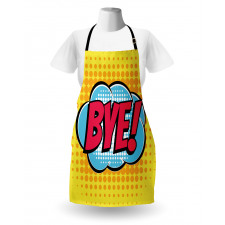 Comic Book Text Apron