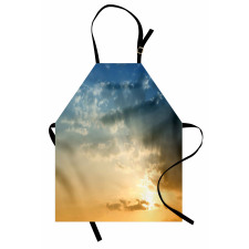 Sky Sun Rays Dusk Apron