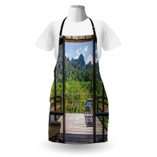 Sunny Day Mountain View Apron