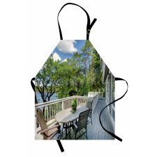 Home Patio Balcony Lake Apron