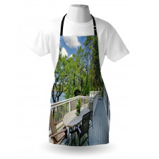 Home Patio Balcony Lake Apron