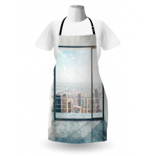 Empty Loft Cityscape Apron