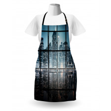 New York at Night Scenery Apron