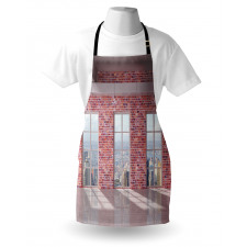 Red Brick Wall Loft City Apron