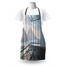 Mountain Ocean Scenery Apron