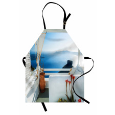 Sunset Santorini Island Apron