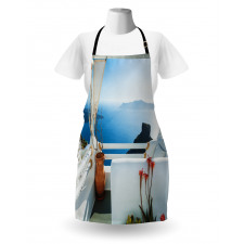 Sunset Santorini Island Apron