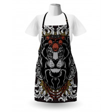 Jungle Emperor Lion Frame Apron