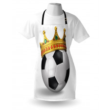 Football Soccer with Crown Apron