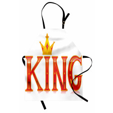Capital Letter King Words Apron