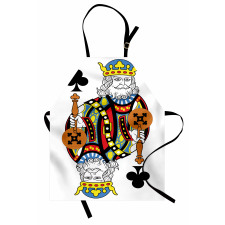 King of Clubs Gamble Card Apron