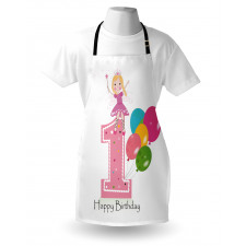 Best Wishes Pink Wand Apron