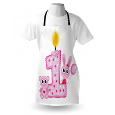 Girls Birthday Bunnies Apron