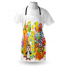 Safari Animal Birthday Apron