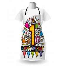 Pop Art Style Party Apron