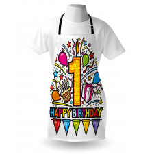 Pop Art Style Party Apron