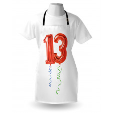 Red Balloons 13 Apron