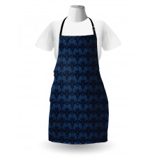 Ocean Inspired Flowers Apron